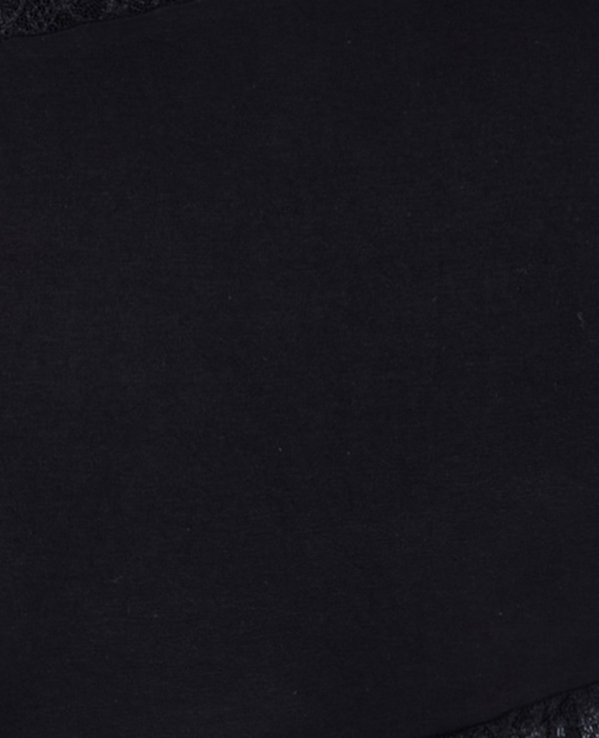 T-shirt asymétrique manches longues avec dentelle