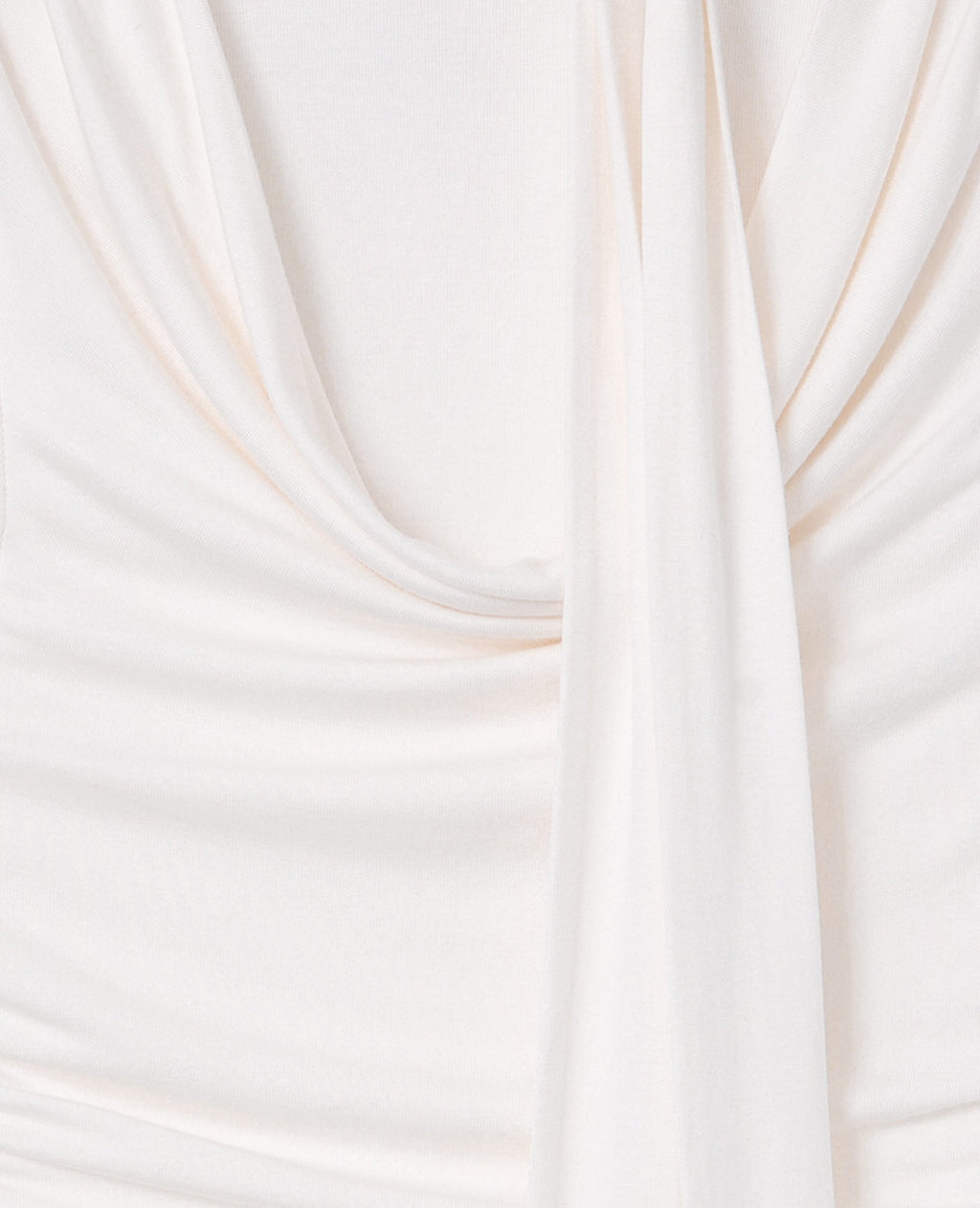 Top sans manches encolure bénitier avec écharpe