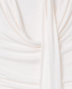 Top sans manches encolure bénitier avec écharpe