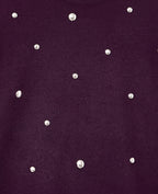 Pull col rond avec clous