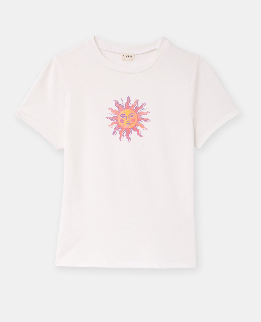 T-shirt ajusté avec print soleil