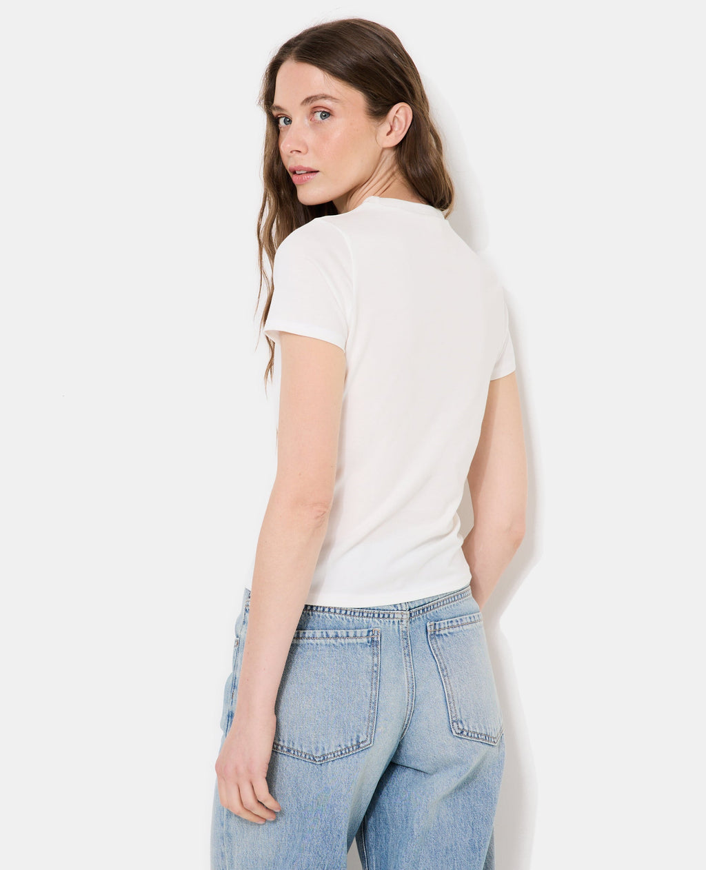 T-shirt ajusté avec print soleil