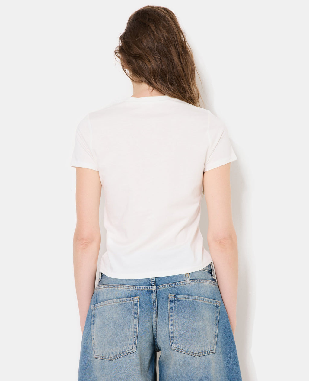 T-shirt ajusté avec print palmier