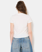 T-shirt ajusté avec print palmier