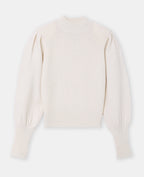 Pull col montant avec épaulettes