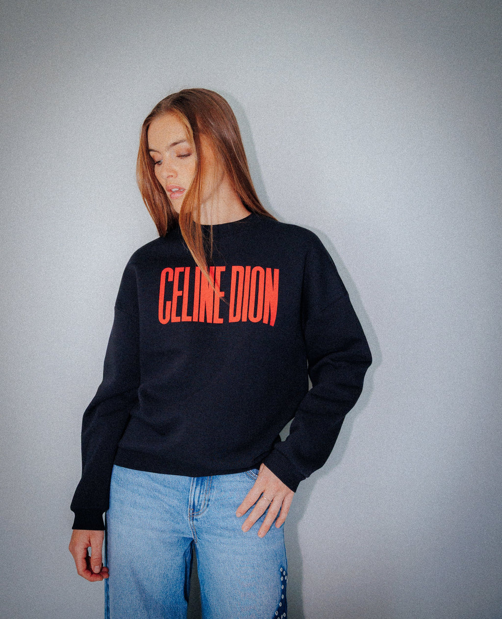 Sweat licence Céline Dion print devant et dos