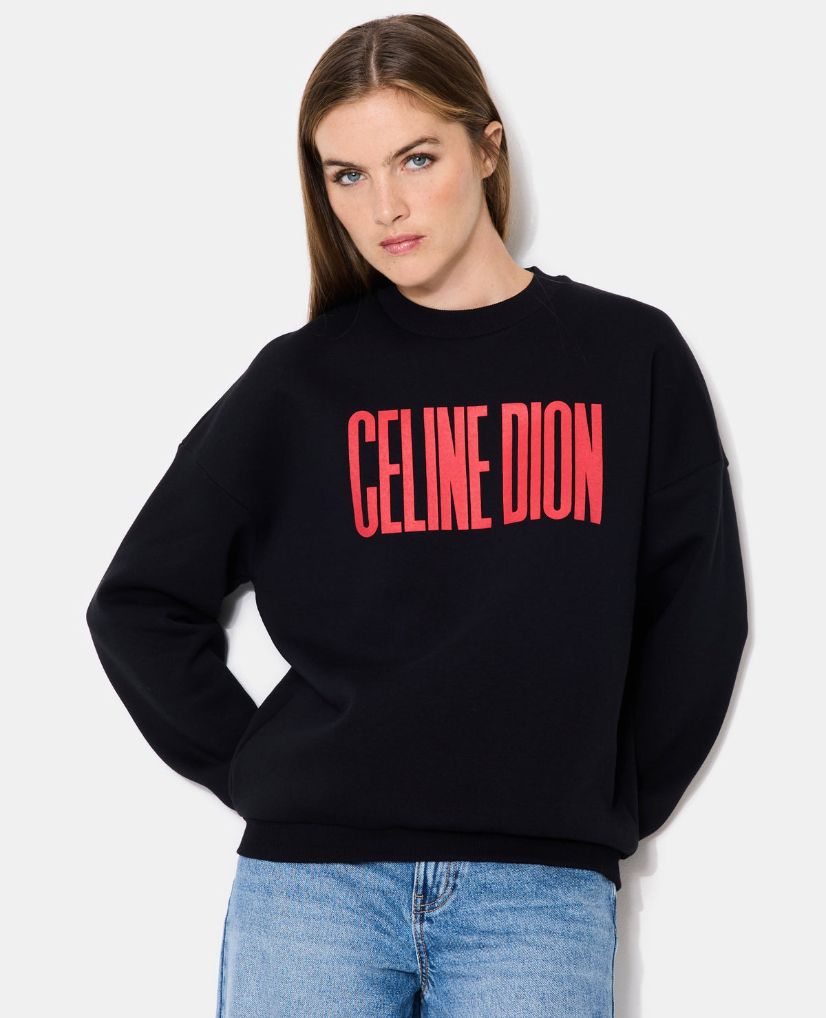 Sweat licence Céline Dion print devant et dos