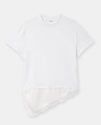 T-shirt oversize effet superposition bas nuisette
