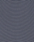 T-shirt rayé encolure bénitier manches 3/4