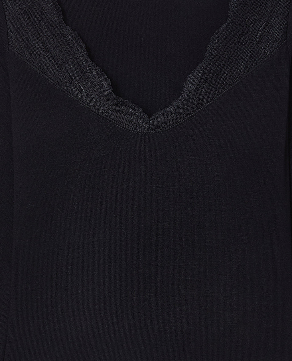 T-shirt manches longues avec dentelle