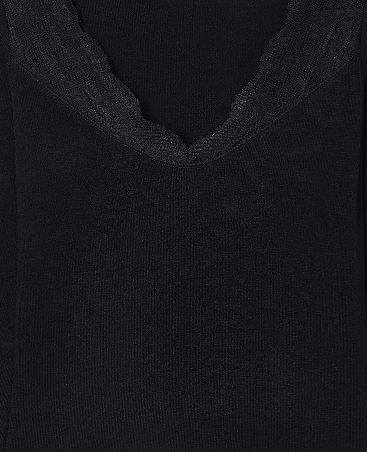 T-shirt manches longues avec dentelle