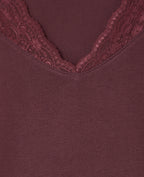 T-shirt manches longues avec dentelle