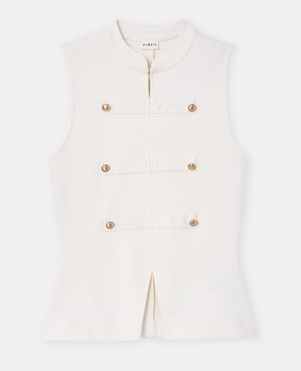 Top sans manches façon officier