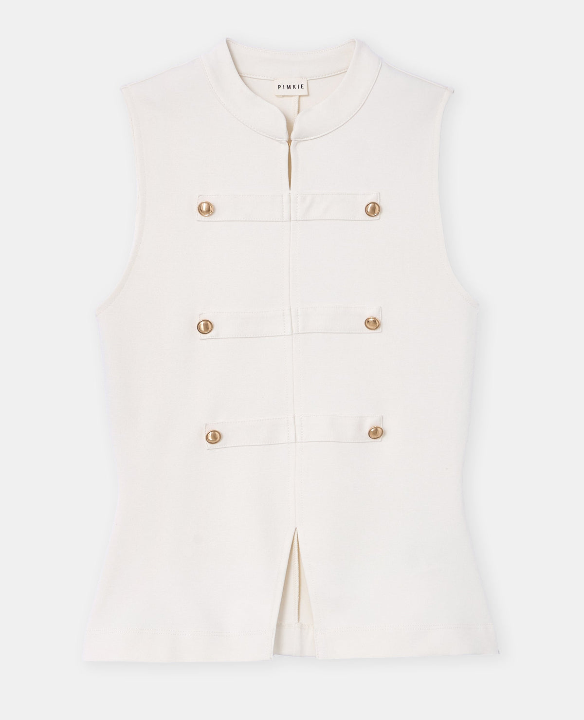 Top sans manches façon officier