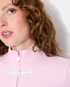 Sweat zippé avec détails esprit asiatique