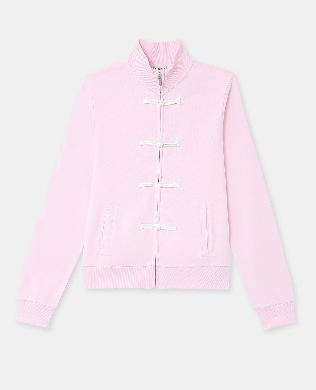 Sweat zippé avec détails esprit asiatique