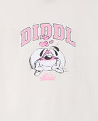 T-shirt manches courtes print Diddl devant et dos