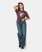 T-shirt manches courtes print Diddl devant et dos