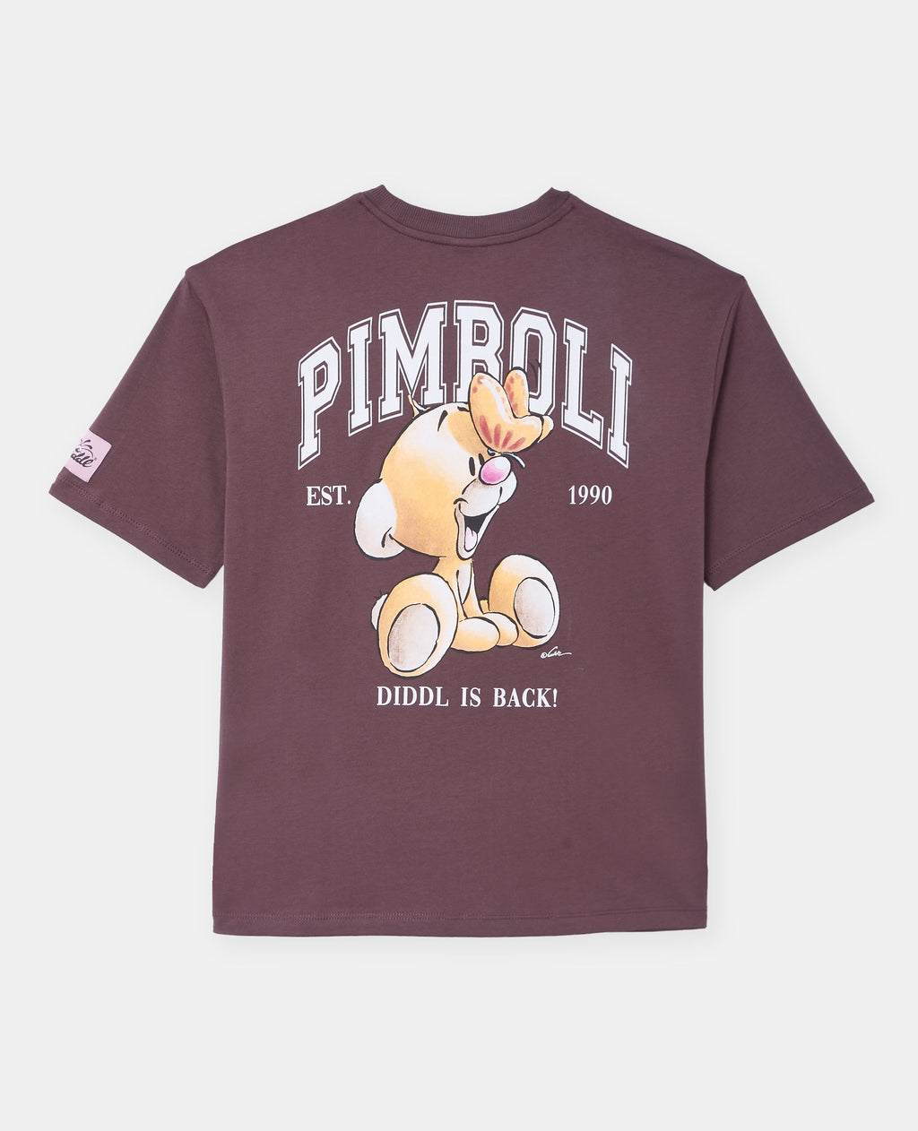 T-shirt manches courtes print Diddl devant et dos