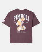 T-shirt manches courtes print Diddl devant et dos