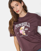 T-shirt manches courtes print Diddl devant et dos