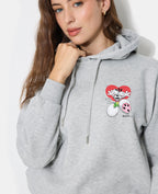Sweat capuche print Diddl poitrine et dos
