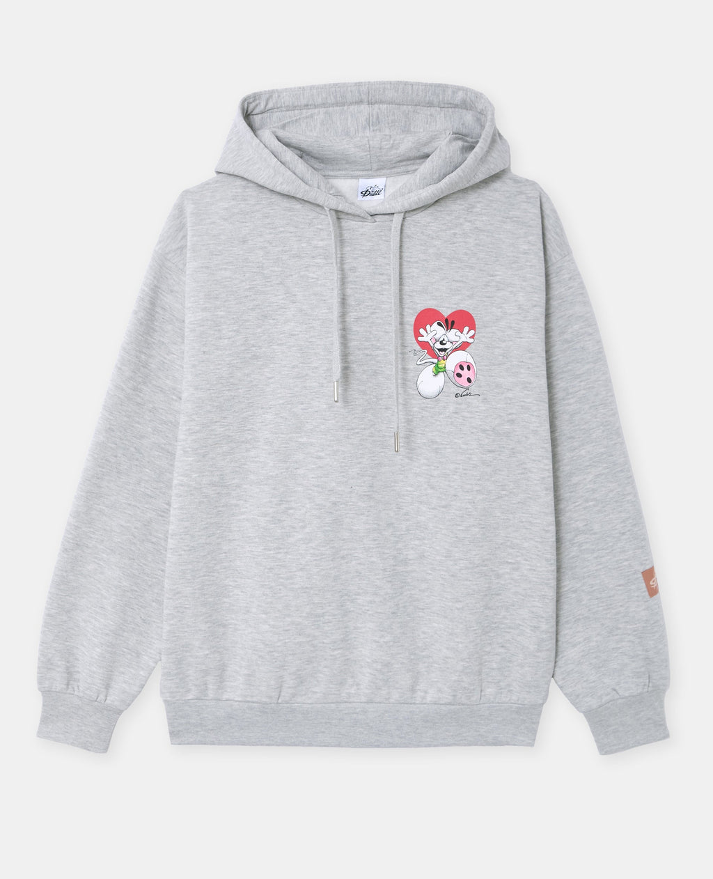 Sweat capuche print Diddl poitrine et dos