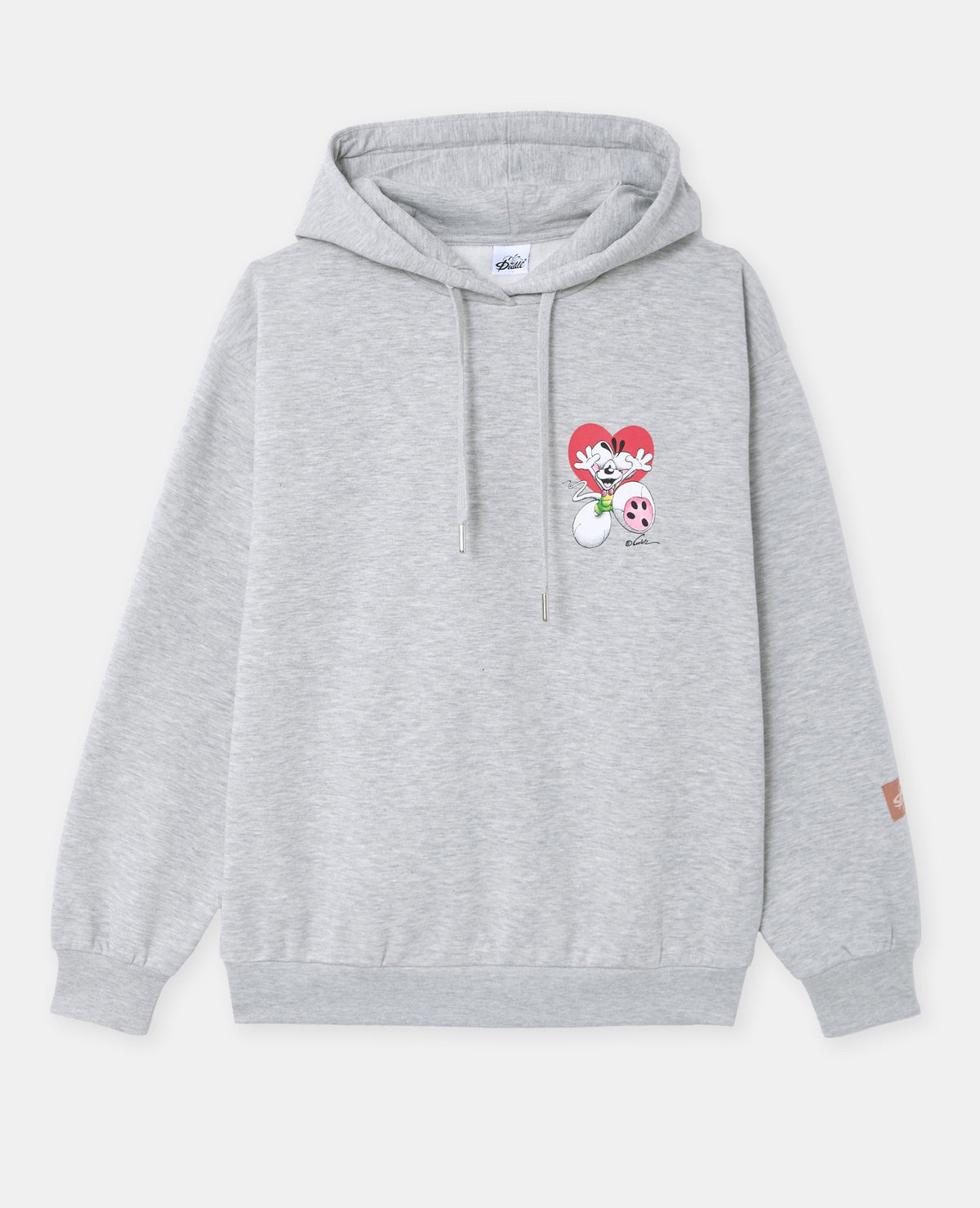 Sweat capuche print Diddl poitrine et dos