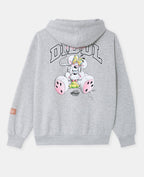 Sweat capuche print Diddl poitrine et dos