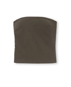 Top bustier en tissu stretch