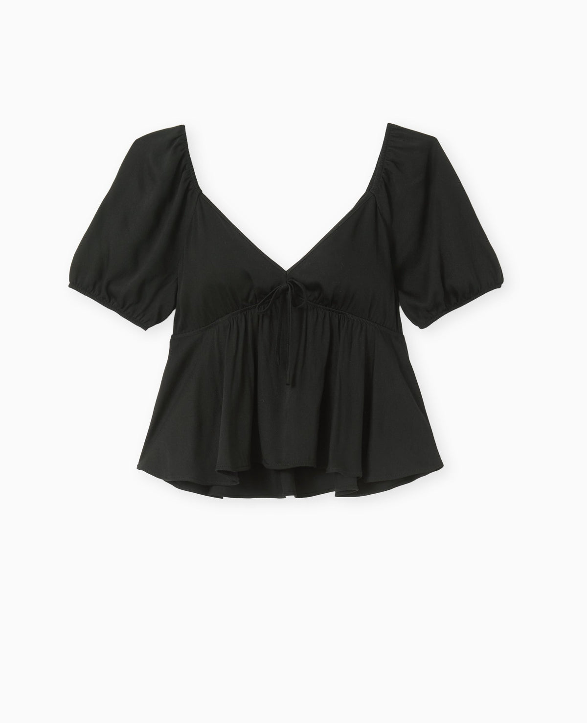 Blouse encolure V avec nœud