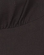 Blouse manches ballons avec finitions croquet