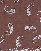 Top foulard dos-nu motif cachemire