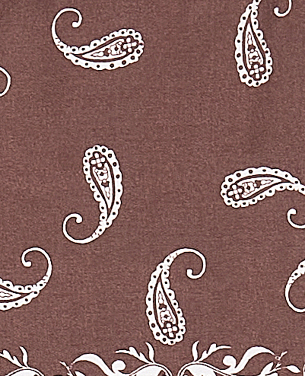 Top foulard dos-nu motif cachemire