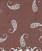 Top foulard dos-nu motif cachemire