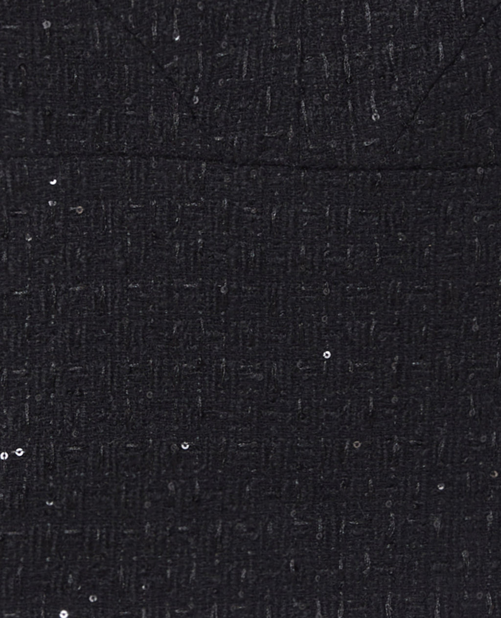 Top en tweed avec sequins