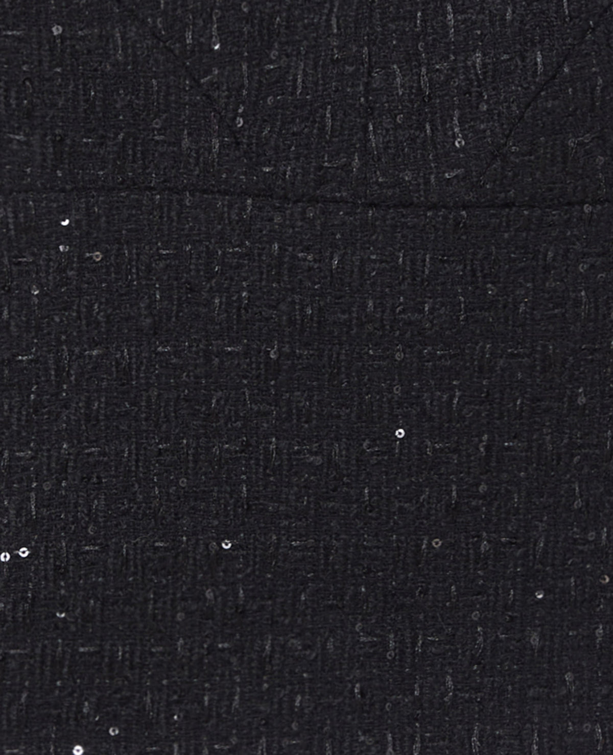 Top en tweed avec sequins