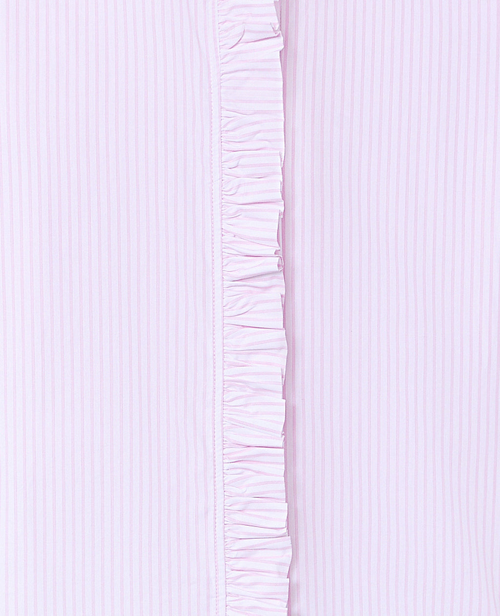 Chemise popeline rayée avec volants