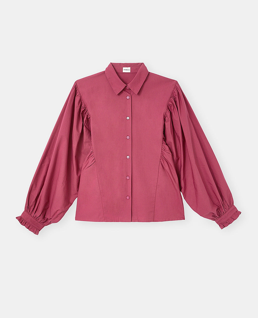 Chemise avec fronces et manches chauve-souris