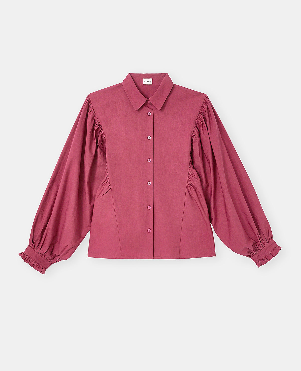 Chemise avec fronces et manches chauve-souris