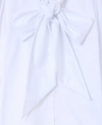 Chemise col lavalière avec manches ballons