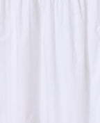 Blouse en popeline avec dentelle et volants