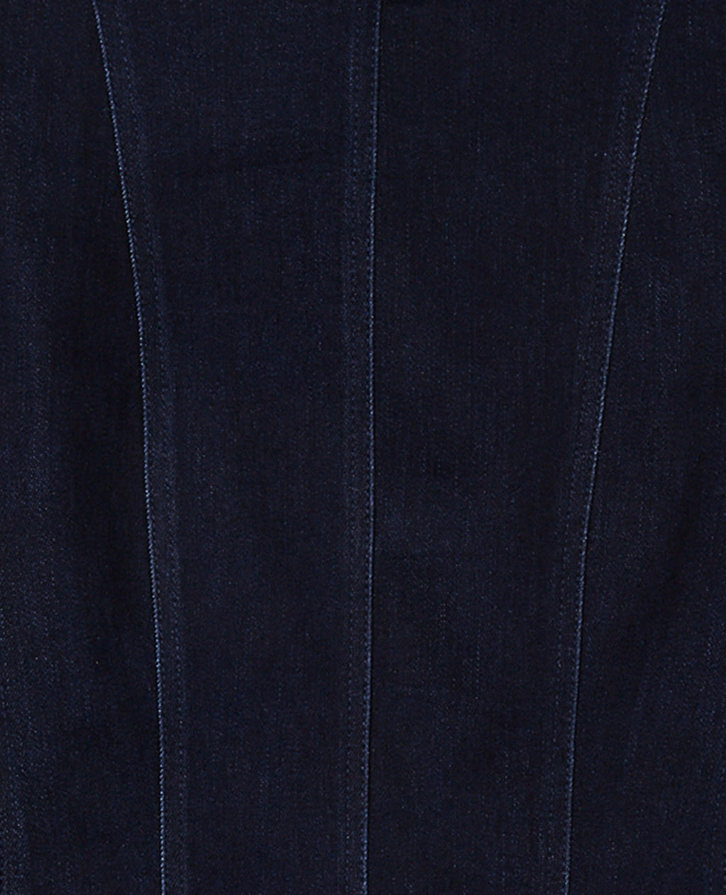 Top en jean stretch avec manches ballons