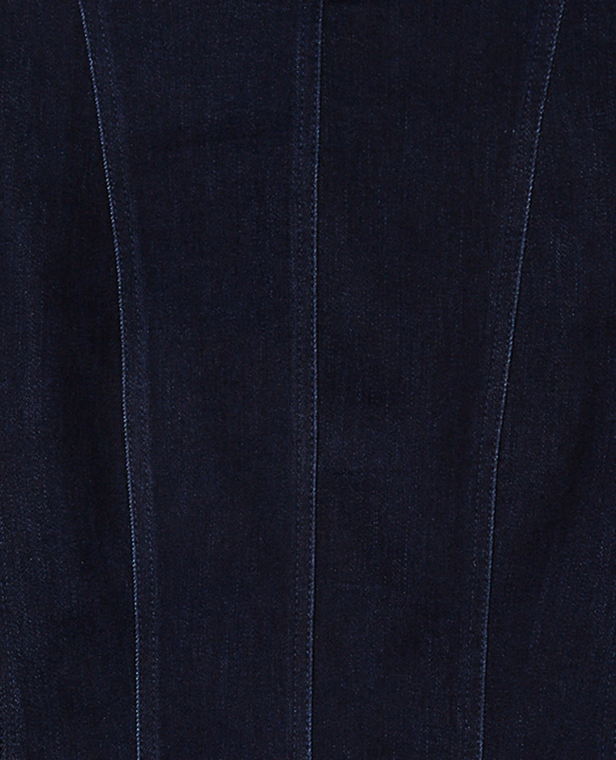 Top en jean stretch avec manches ballons