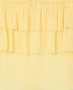 Blouse en voile avec volants et manches flare