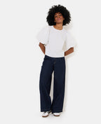 Blouse rayée manches ballons