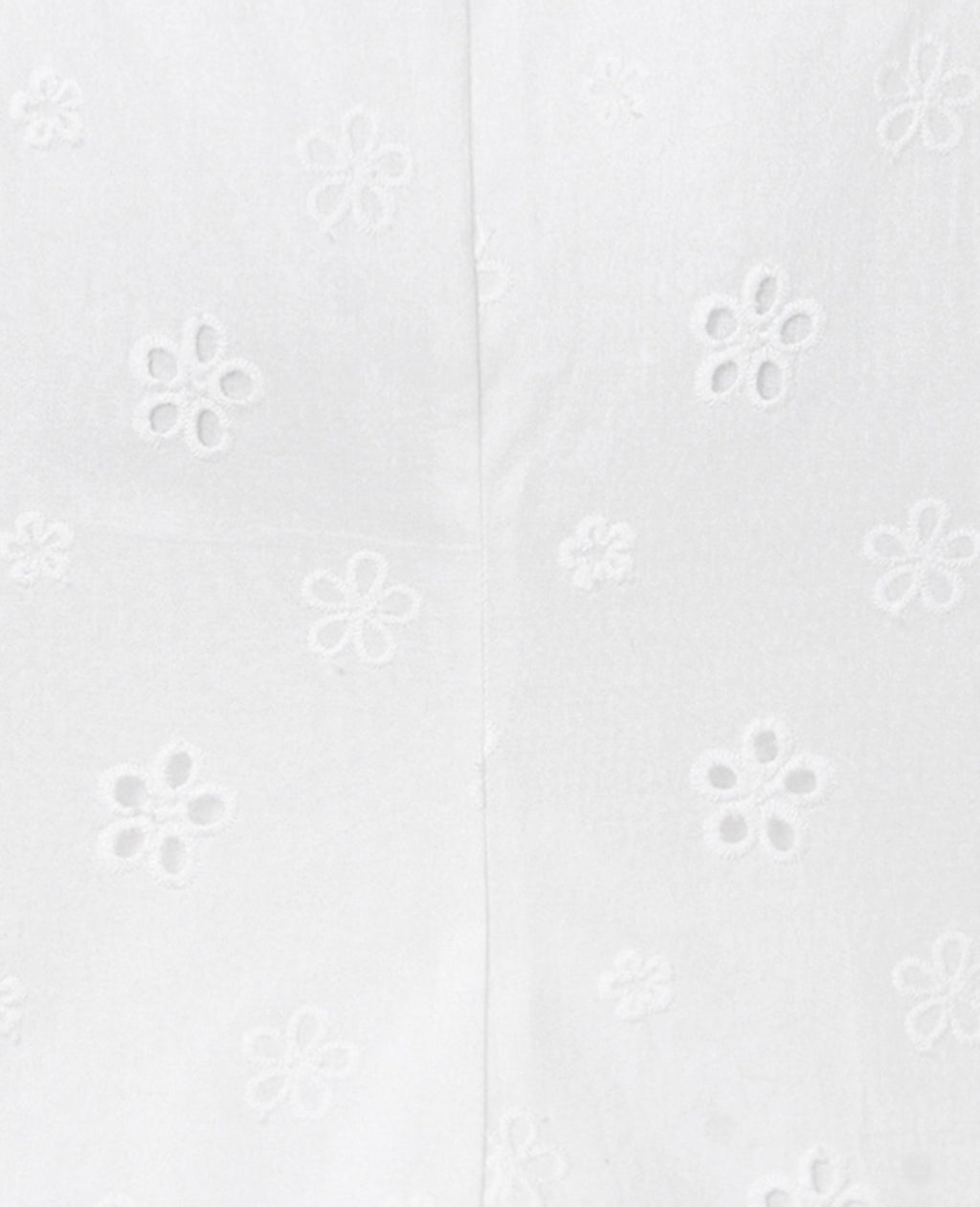 Top à bretelles avec fleurs en broderie anglaise