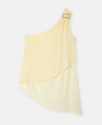 Top asymétrique one shoulder avec boucle