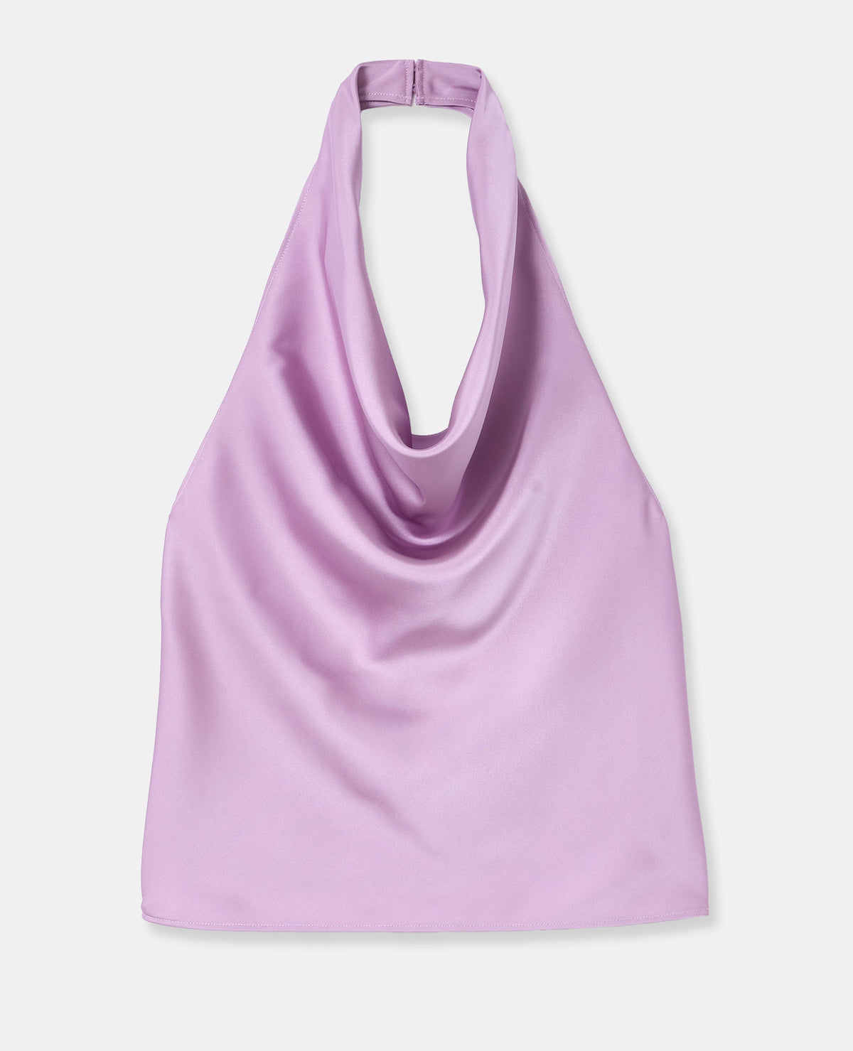 Top dos-nu en satin