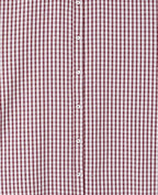 Chemise oversize avec carreaux et strass